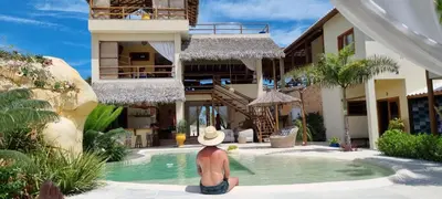 A piscina em ou perto de Pousada Paraiso dos Ventos Preá