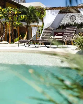 A piscina em ou perto de Pousada Paraiso dos Ventos Preá