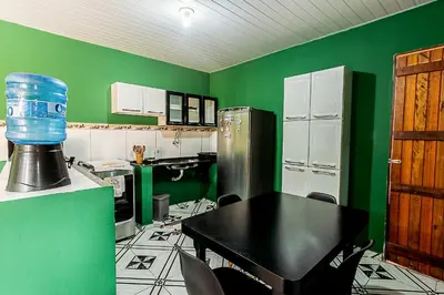 A cozinha ou kitchenette de Huisje Van Kuringen