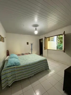 Uma cama ou camas num quarto em Rancho Manacá