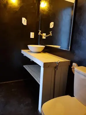 Uma casa de banho em Nordestina Loft
