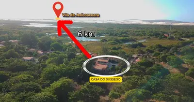 Paisagem natural perto da casa de férias