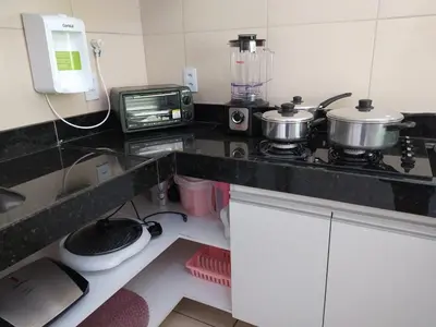 A cozinha ou kitchenette de Vila Mulungu Flats