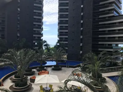 A piscina em ou perto de Flat Beira-Mar Landscape