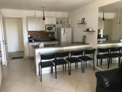 A cozinha ou kitchenette de Flat Beira-Mar Landscape