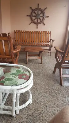 Uma área de estar em Aquaville Resort Porto Das Dunas block 63