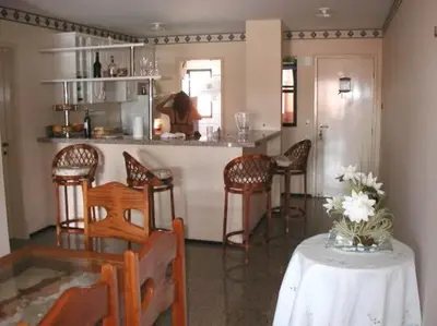 Uma área de estar em Aquaville Resort Porto Das Dunas block 63