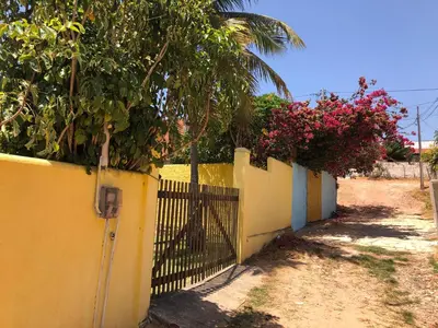 Um jardim no exterior de Casa Yuka Guajiru