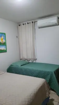Uma cama ou camas num quarto em Aquaville - Porto das Dunas