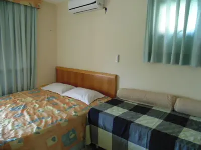 Uma cama ou camas num quarto em Aquaville - Porto das Dunas