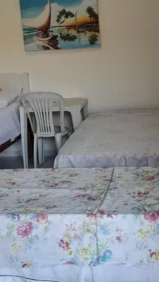 Uma área de estar em Pousada Subindo as Dunas
