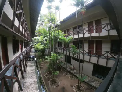 O edifício onde o apartamento está situado