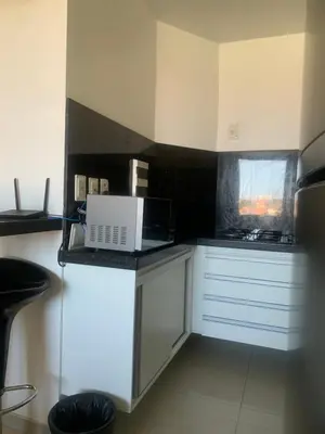 A cozinha ou kitchenette de Golden Fortaleza Beira Mar
