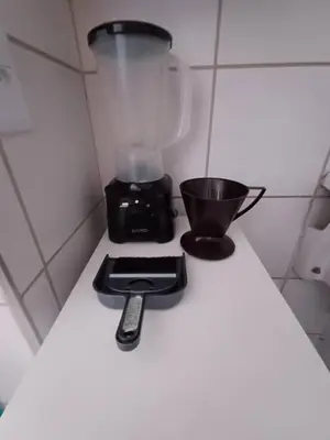 A cozinha ou kitchenette de Apartamento Mobiliado Vila Iracema
