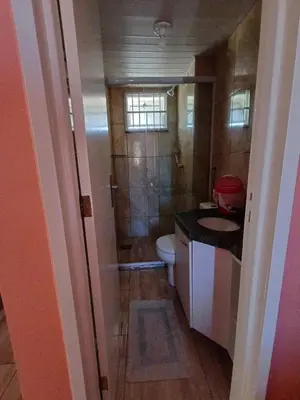 Uma casa de banho em Apartamento Mobiliado Vila Iracema