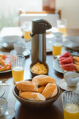 Refeições na casa de férias ou nas proximidades