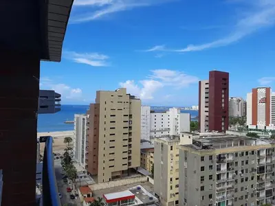 Uma vista geral de Fortaleza ou a vista da cidade a partir do apartamento