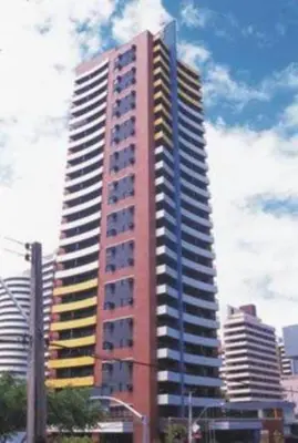 O edifício onde o apartamento está situado