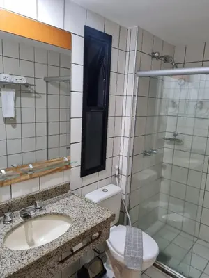 Uma casa de banho em Flat da Claudia