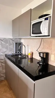 A cozinha ou kitchenette de Taiba Beach Resort