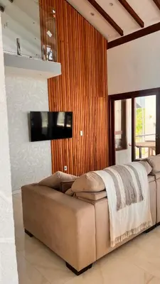 Uma cama ou camas num quarto em Taiba Beach Resort