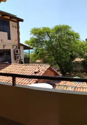 Uma varanda ou terraço em Chalés Pulo do Gato