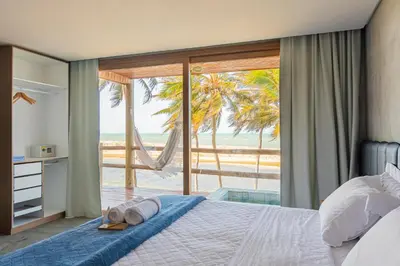 Uma cama ou camas num quarto em Pousada Kiriri