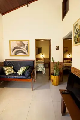 Uma cama ou camas num quarto em Casinha Canoa - Casa Com Ar-Condicionados e Localização Perfeita