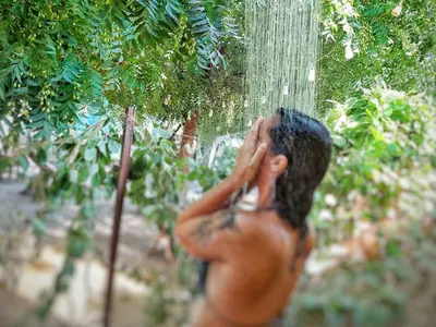 Os clientes hospedados em Casa IURUKUA-bangalos com ou sem cozinha, perto da praia e cercados pela natureza