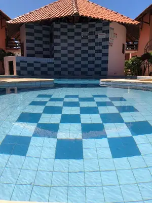 A piscina em ou perto de Apartamento Villa do Porto, a 300 metros do Beach Park