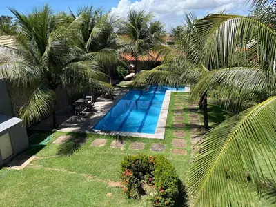 A piscina em ou perto de Flat Praia da Taíba - com vista Mar