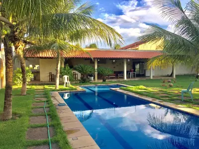 A piscina em ou perto de Flat Praia da Taíba - com vista Mar
