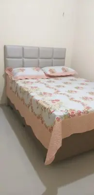 Uma cama ou camas num quarto em Casa da Socorro - Serra de Guaramiranga