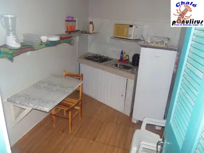 A cozinha ou kitchenette de Chalés Panulirus