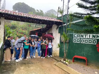 A planta de Pousada Cantinho do Dodó