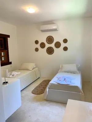 Uma cama ou camas num quarto em Loft Jeri