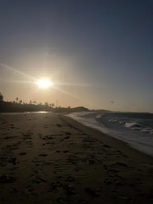 Paisagem natural perto da casa de hóspedes
