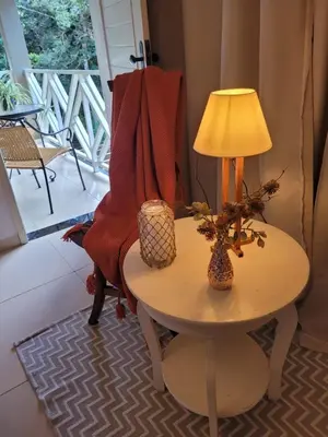 Uma área de estar em Vila Mulungu Casa