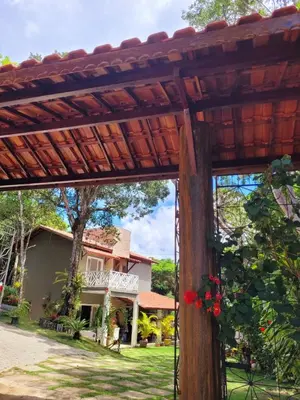 O edifício onde a casa de férias está situado