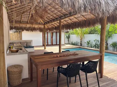 A piscina em ou perto de Tiki Pool's Bungalows