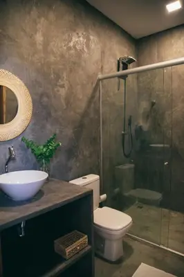 Uma casa de banho em La Casina Jericoacoara