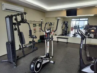 O centro de fitness e/ou as comodidades de fitness de Vista espetacular 502 Beira Mar