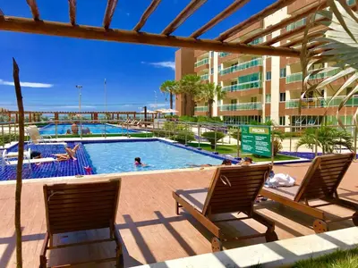 A piscina em ou perto de Vg Fun - TOP 03 acomodações no melhor da praia do futuro, FRENTE MAR!