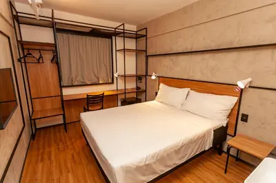 Uma cama ou camas num quarto em ibis Caucaia Porto do Pecem