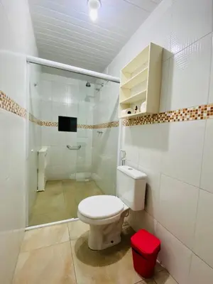 Uma casa de banho em Pousada Janelas do Mar