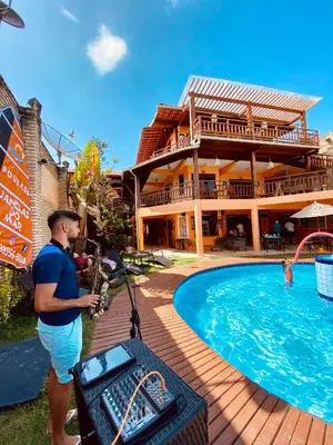 A piscina em ou perto de Pousada Janelas do Mar