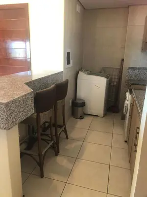 A cozinha ou kitchenette de KARIRI BEACH_CUMBUCO BOUTIQUE APARTMENTS