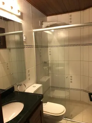 Uma casa de banho em Casa Bouganville apartamento 4