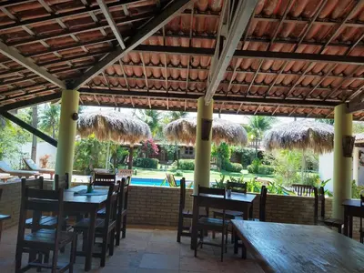 A piscina em ou perto de Arco Mundial Taíba