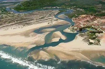 Paisagem natural perto das estalagens